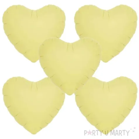 balon foliowy serce wypukle zolty takarakosan 14 5 szt hrt