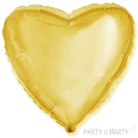 balon foliowy serce zloty flexmetal 9 hrt