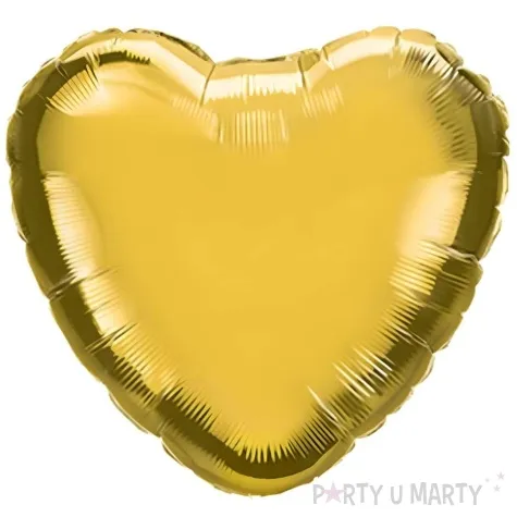 balon foliowy serce zloty qualatex 4 hrt