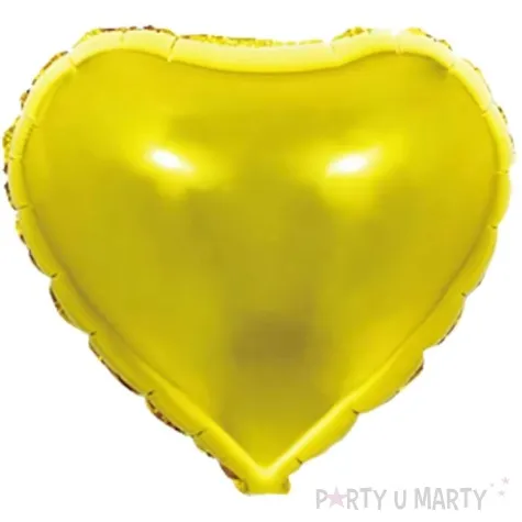 balon foliowy serce zolty jix 18 hrt