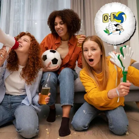 balon foliowy siatkowka wynik 0 1 bialy 18 rnd