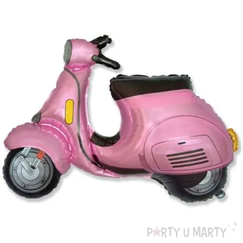 balon foliowy skuter rozowy flexmetal 38 shp