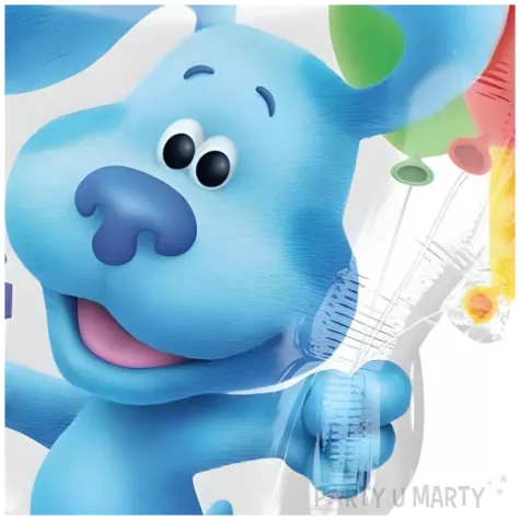 balon foliowy sladami blue amscan 18 shp