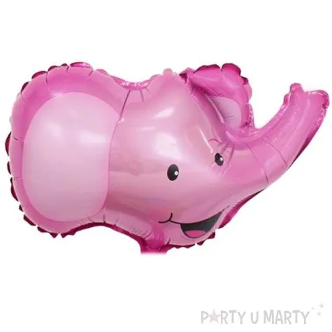 balon foliowy slon glowa rozowy oem 12 shp