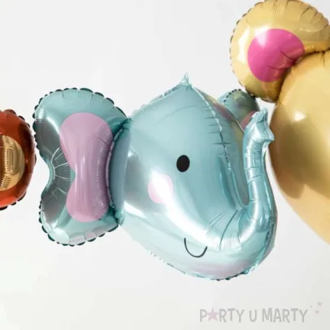 balon foliowy slonik 3d blekitny partypal 23 shp