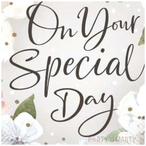 balon foliowy slubny w tym specjalnym dniu qualatex 18 hrt