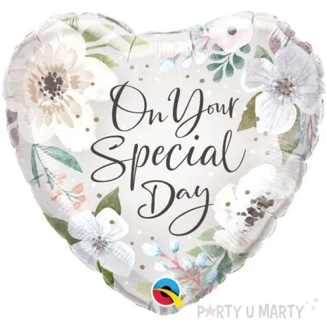 balon foliowy slubny w tym specjalnym dniu qualatex 18 hrt