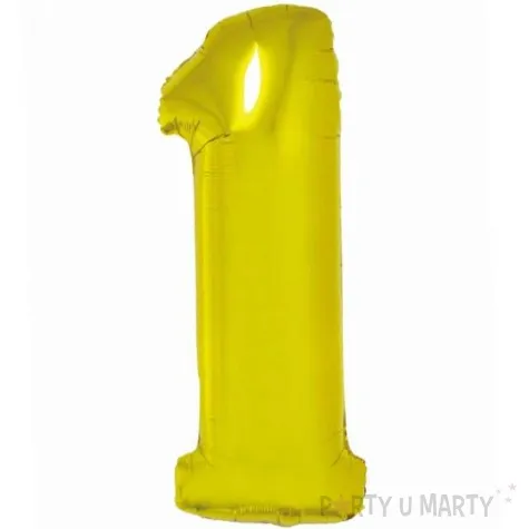 balon foliowy smart cyfra 1 zloty godan 30 dgt