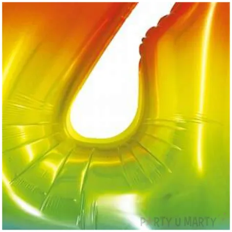 balon foliowy smart cyfra 4 teczowy godan 30 dgt