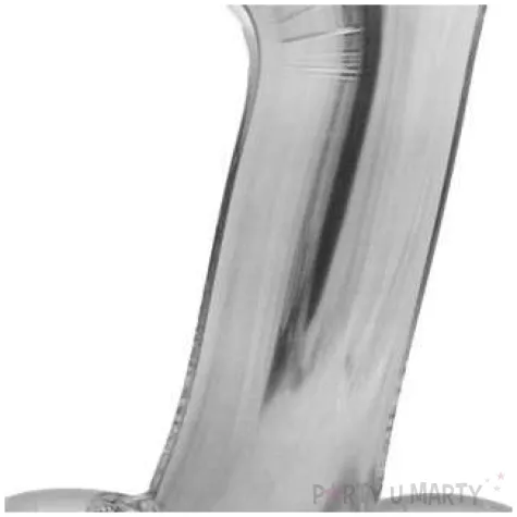 balon foliowy smart cyfra 7 stojaca srebrny godan 28 dgt