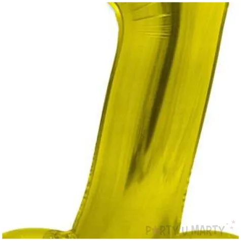 balon foliowy smart cyfra 7 stojaca zloty godan 28 dgt