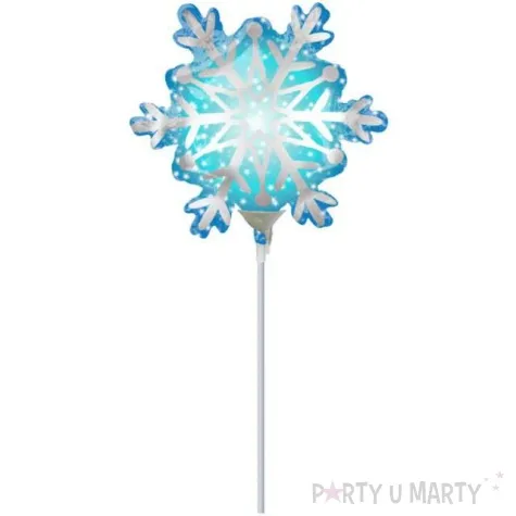 balon foliowy snowflake platek sniegu satynowy amscan