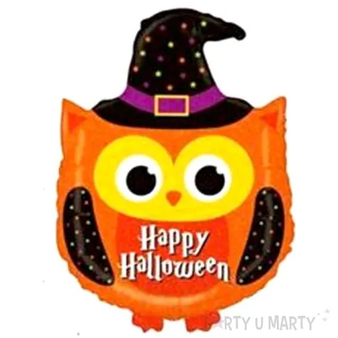 balon foliowy sowa w czarodziejskim kapeluszu betallic 32 shp