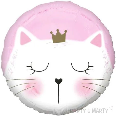 balon foliowy spiacy kotek godan 18 rnd