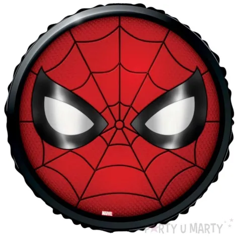 balon foliowy spiderman okragly czerwony procos 18