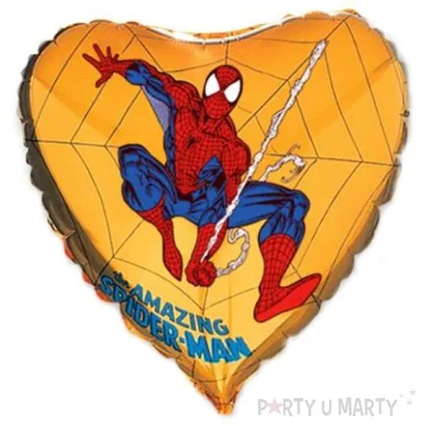 balon foliowy spiderman zloty flexmetal 18 hrt