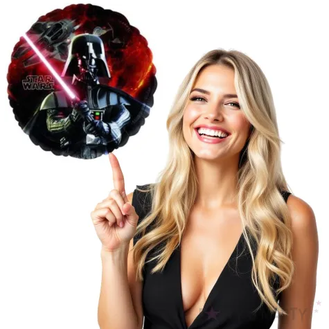 balon foliowy star wars gwiezdne wojny amscan 18 rnd