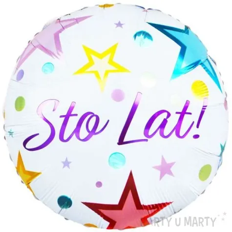 balon foliowy sto lat godan 18 rnd