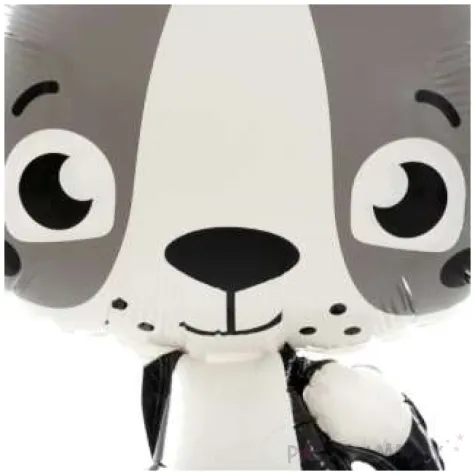 balon foliowy stojacy szary kotek partypal 25 shp