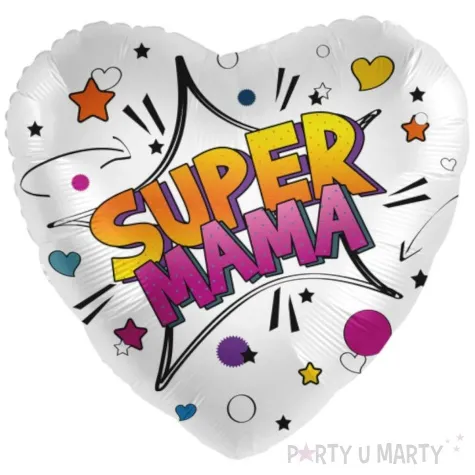 balon foliowy super mama premioloon 18 hrt