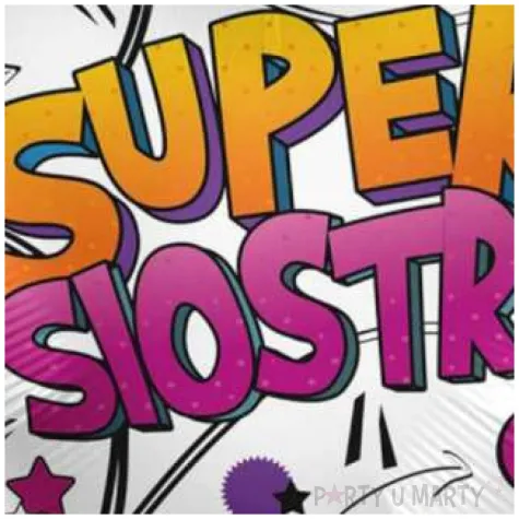 balon foliowy super siostra serce premioloon 17 hrt