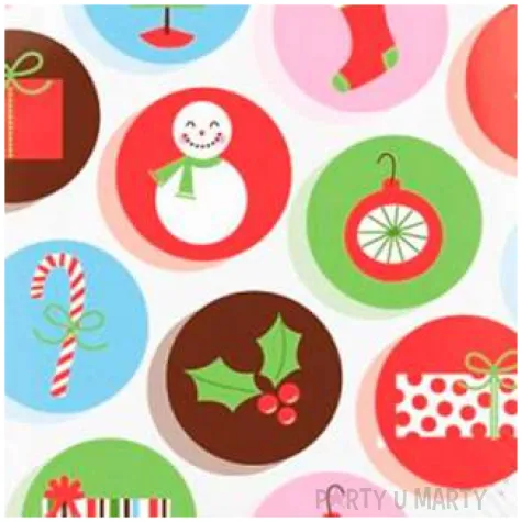 balon foliowy swiateczne obrazki amscan 18 rnd