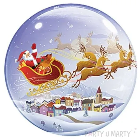 balon foliowy swiety mikolaj qualatex 22 orb