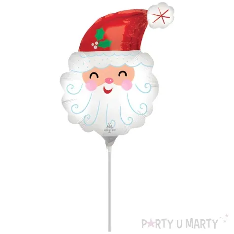 balon foliowy swiety mikolaj w czapce amscan 14 shp