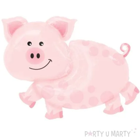 balon foliowy swinka rozowy amscan 25 shp