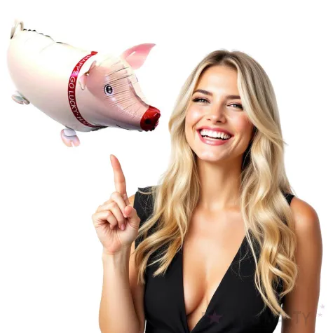 balon foliowy swinka top ten 26 awk