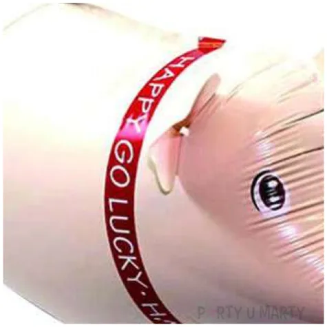 balon foliowy swinka top ten 26 awk