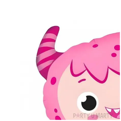 balon foliowy sympatyczny potworek rozowy flexmetal 24 shp