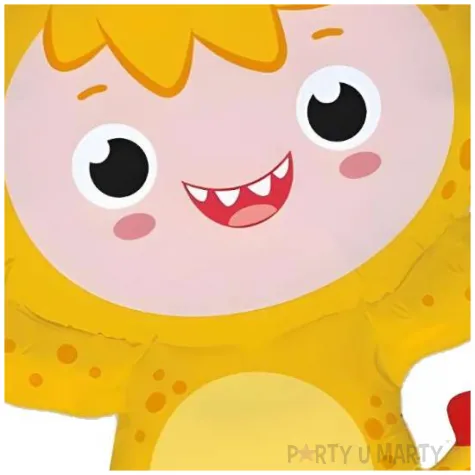 balon foliowy sympatyczny potworek zolty flexmetal 24 shp