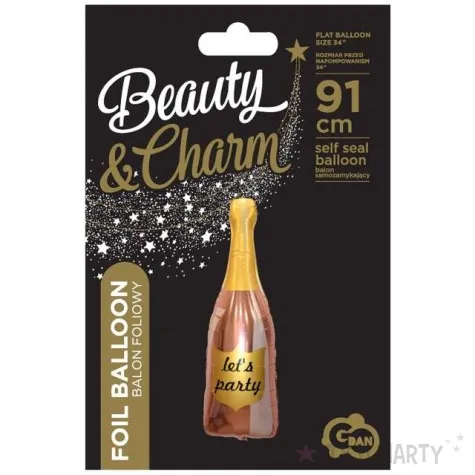 balon foliowy szampan rozowo zloty godan 34 shp