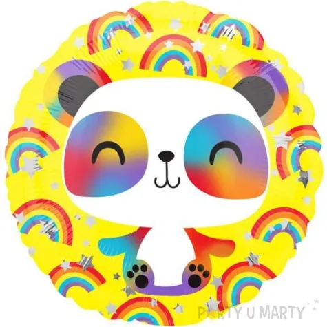 balon foliowy szczesliwa panda amscan 18 rnd
