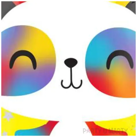 balon foliowy szczesliwa panda amscan 18 rnd