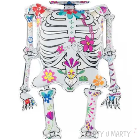 balon foliowy szkielet meksykanski halloween partypal 62 shp