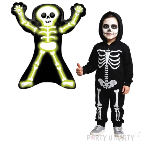 balon foliowy szkieletor czarny amscan 30 shp