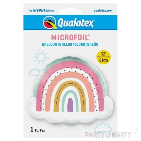 balon foliowy tecza boho qualatex 32 shp