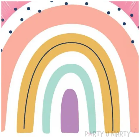 balon foliowy tecza boho qualatex 32 shp