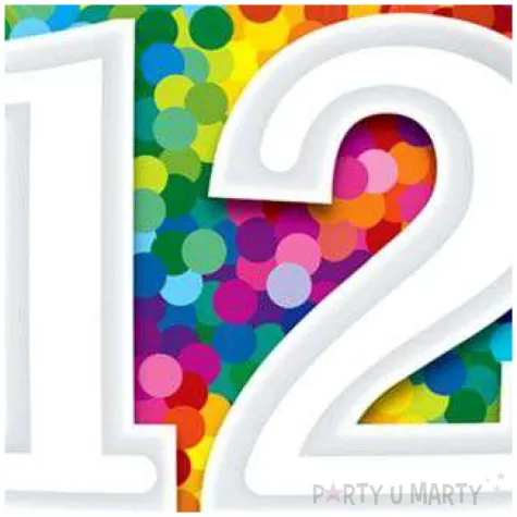 balon foliowy teczowe konfetti 12 qualatex 18 rnd