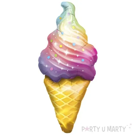 balon foliowy teczowy rozek qualatex 14 shp