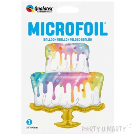 balon foliowy teczowy tort qualatex 39 shp