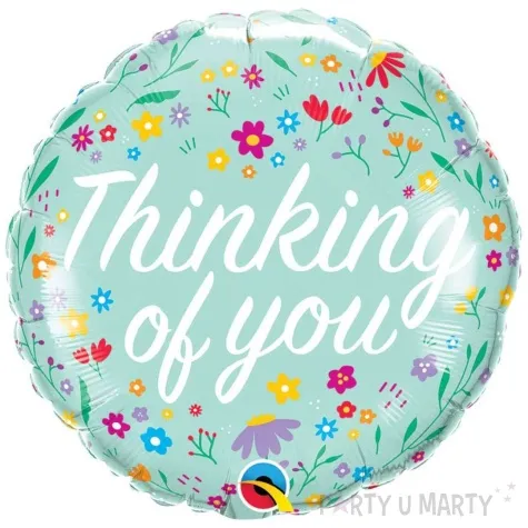 balon foliowy thinking of you qualatex 18 rnd