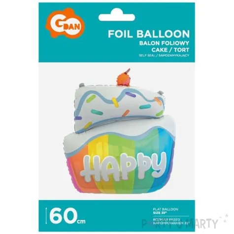balon foliowy tort happy godan 24 shp