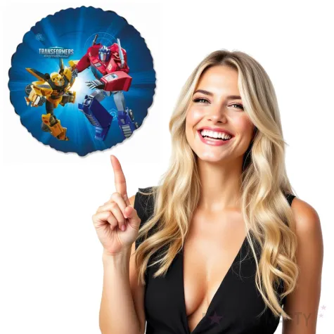 balon foliowy transformers earthspark flexmetal 18 rnd