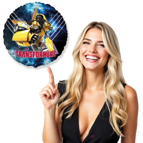 balon foliowy transformers flexmetal 18 rnd
