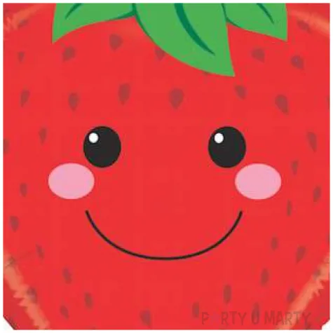 balon foliowy truskawka betallic 26 shp