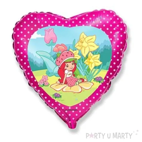 balon foliowy truskawkowa panienka rozowy flexmetal 18 hrt