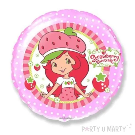 balon foliowy truskawkowa panienka rozowy flexmetal 18 rnd